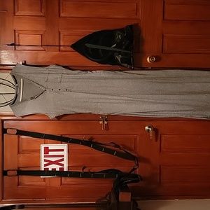 Athleta sizeLlarge Gray Maxi Dress